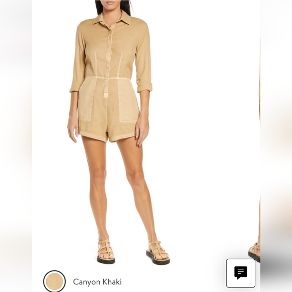 ๐ 2X HOST PICK ๐ BillaBong Gigi Twill Romper - Picture 13 of 16